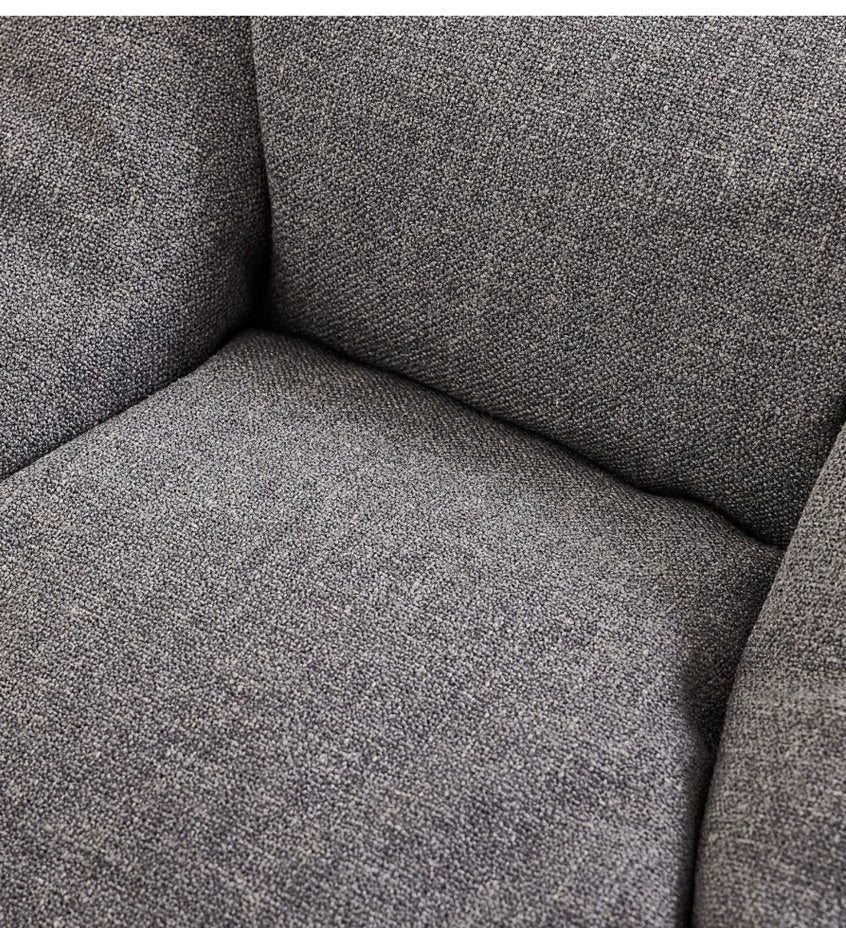 Mini Lounger Tweed Charcoal
